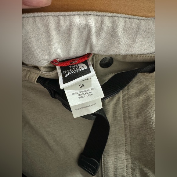 Men’s The North Face apex pants khaki color size 34 - Picture 5 of 5